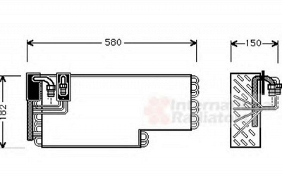 VAN WEZEL 3000v269 -  Испаритель, кондиционер